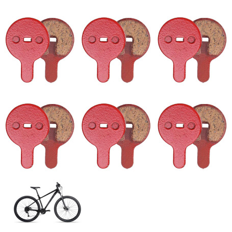 12 Pièces Plaquette de Frein Velo, Plaquettes de Frein à Disque Compatibles avec Trottinette Électriques Draisienne et Vélos, Pl