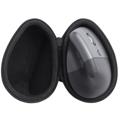 co2CREA Dur Étui de Voyage Rigide Housse Cas pour Logitech Lift Souris Ergonomique Verticale(boîte Seule,Case Only) (Noir)