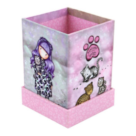 Seau en Carton Gorjuss Ruby avec Plateau Multicolore pour Enfants
