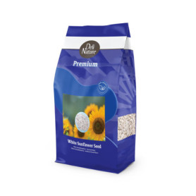 Pipes Blanches de Tournesol Deli Nature - 2000 g pour Oiseaux