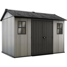 Abri de Jardin Keter Oakland 7,2m² - Gris Élégant et Résistant