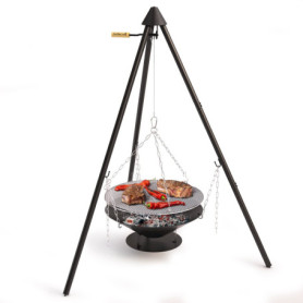 Barbecook Barbecue Trépied Portable avec Housse de Transport - Noir