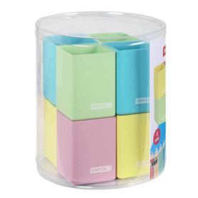 Lot de 8 Couverts en Silicone Multicolores - Safta