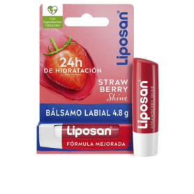 Stick à Lèvres Liposan Strawberry Shine - Hydratant et Scintillant
