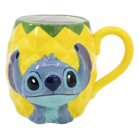 Tasse 3D Stitch en céramique - 190 ml avec boîte cadeau