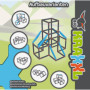 BIG Kraxxl - Tour d'Escalade en Plastique pour Enfants - Aire de Jeu Multifonctionnelle