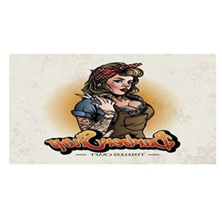 Peignoir Barber Hygiénique Fama Fabre - Design Rétro et Pratique