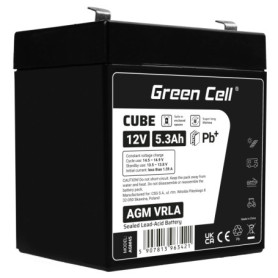 Batterie AGM Green Cell Pro 12V 5,3Ah - Rechargeable et Étanche