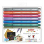 Trousse de 10 marqueurs métallisés Alpino pour décoration