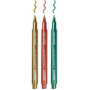 Trousse de 10 marqueurs métallisés Alpino pour décoration