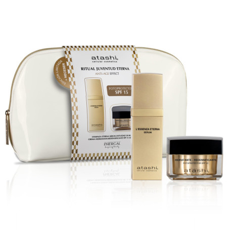 Atashi Rituel Jeunesse Éternelle - Sérum Anti-Âge et Crème Hydratante SPF 15