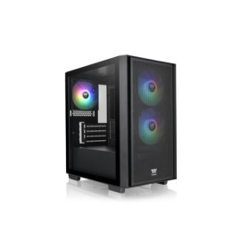 Boîtier Micro Tower Thermaltake Versa H16 TG ARGB - Noir avec Éclairage RGB