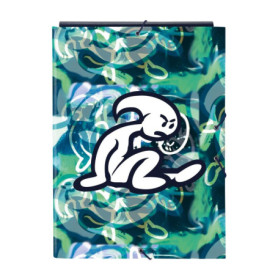 Classeur Folio EL NIÑO KOOK - 3 Rabats pour Enfants, Bleu Marine, Confortable et Résistant