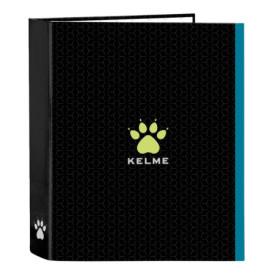 Classeur Folio 4 Anneaux Safta Kelme Iron - Noir, Confortable et Résistant