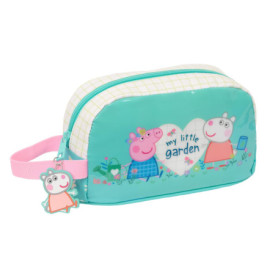 Porte-petit-déjeuner thermique Peppa Pig Pretty Flowers - Menthe et Jaune Pastel