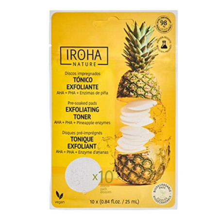 Tampons Exfoliants IROHA NATURE - 10 unités