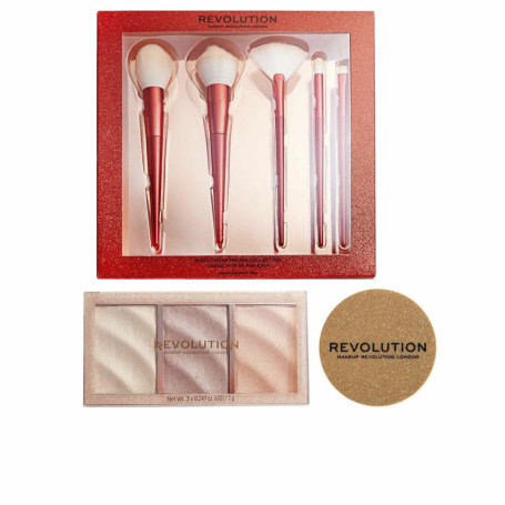 Ensemble de Maquillage 3 Pièces - Surligneur Multicolore Revolution Make Up