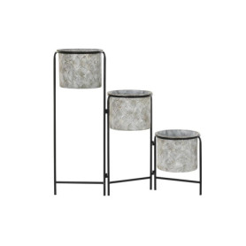 Jardinière en Métal Gris DKD Home Decor - Élégance pour votre Jardin