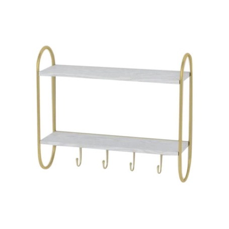 Porte-Manteau Mural Glam en Métal et MDF - DKD Home Decor