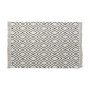 Tapis DKD Home Decor Noir et Blanc - Design Losanges 120x190 cm