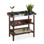 Table de Jardinage Relaxdays avec Rangement en Bois - 86 x 92 cm 668,71 €