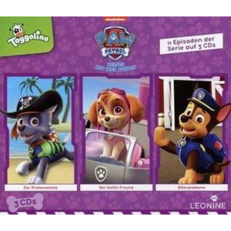 Coffret Audio Paw Patrol - 3 Disques d'Aventures