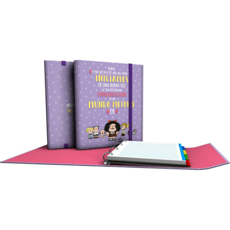 Classeur Grafoplás Mafalda 4 Anneaux A4 avec Séparateurs 31,08 €