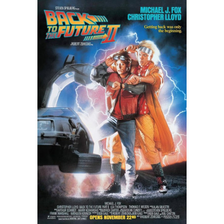 Affiche Retour vers le Futur II - Michael J. Fox et Christopher Lloyd 29,09 €
