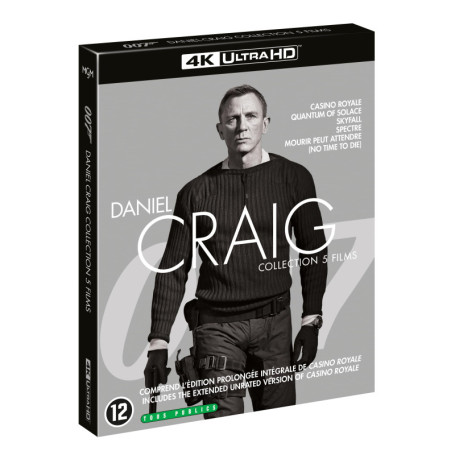 Coffret James Bond 007 : La Collection Daniel Craig en 4K Ultra HD 94,70 €