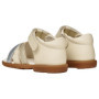 Sandales Geox Garçon Fille B VERRED A en Cuir Pailleté - Lt Ivory/Platinum, Taille 27 EU 47,04 €
