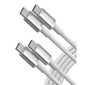Anker Lot de 2 Câbles USB C en Nylon 1,8m 60W pour iPhone et MacBook 15,04 €