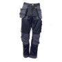Pantalon de Travail Utilitaire DeWALT Harrison Pro pour Homme - Noir/Gris