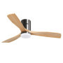 Ventilateur de Plafond LED M mimotec 58W Nickel avec Télécommande et Lumière Dimmable 1 127,25 €