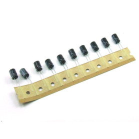 Pack de 10 Condensateurs Électrolytiques 330uF 6.3V Low-Profile POPESQ