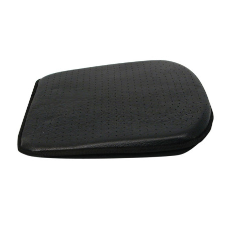Coussin de Siège Luxe en Simili Cuir Noir - Confort Optimal
