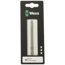 Embout Wera 851/4 Z SB PH2 pour Vis Cruciformes Phillips