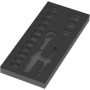 Jeu de cliquet Wera Zyklop Comfort 16 pièces avec insert en mousse