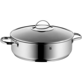 Sauteuse WMF 28 cm avec Couvercle en Verre et Revêtement Antiadhésif