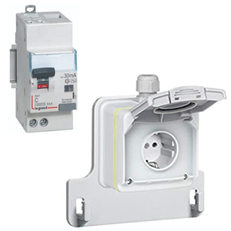 Kit de Recharge Électrique Legrand Green'up IP66 Prêt à Installer