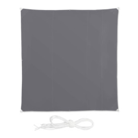 Voile d'Ombrage Carré Relaxdays 5x5 m - Protection Solaire Gris