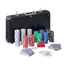 Coffret de Poker Relaxdays avec 300 Jetons et Accessoires