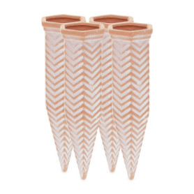 Lot de 4 Cônes d'Arrosage en Terre Cuite Relaxdays pour Plantes