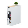 Armoire de Niche Relaxdays avec Tiroirs et Étagères - Blanc Moderne