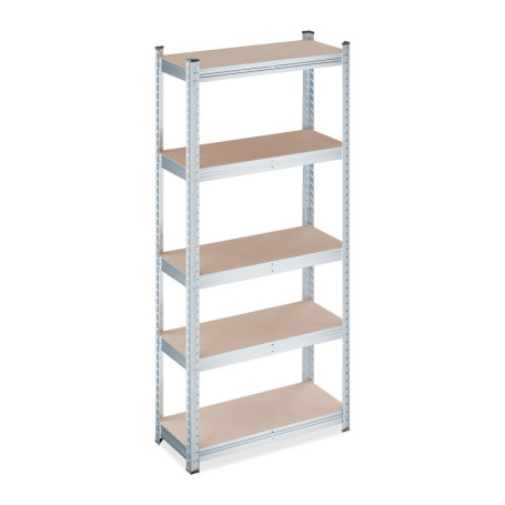 Étagère de Garage Heavy Duty en Acier Galvanisé - 750 kg, 150x70x30 cm