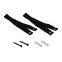 Échelle Porte-Serviettes Relaxdays en Acier Noir - 4 Barres Pratiques