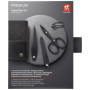 ZWILLING Kit de Manucure Premium en Cuir Noir - 3 Pièces pour Voyage
