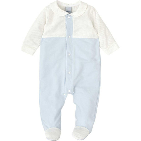 Grenouillère Confortable Babidu pour Bébé en Bleu Ciel