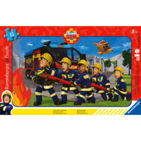 Puzzle Sam le Pompier Ravensburger - 15 pièces pour enfants