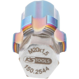 Taraud KS Tools M20 x 1,5 avec Goupille de Guidage pour Capteurs NOX