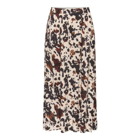 Jupe Longue Élégante ONLY Onlnova Life Vis Cairo en Chocolate Lab